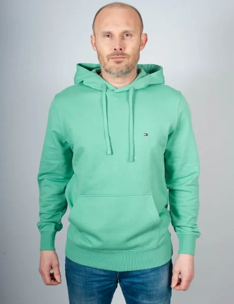 Tommy Hilfiger Essential Terry Hoody | Fort Green Tommy Hilfiger Essential Terry Hoody | Fort Green