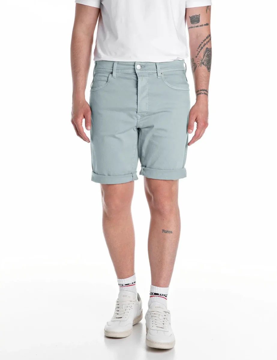 Replay RBJ.981 Tapered Fit Shorts | Washed Blue