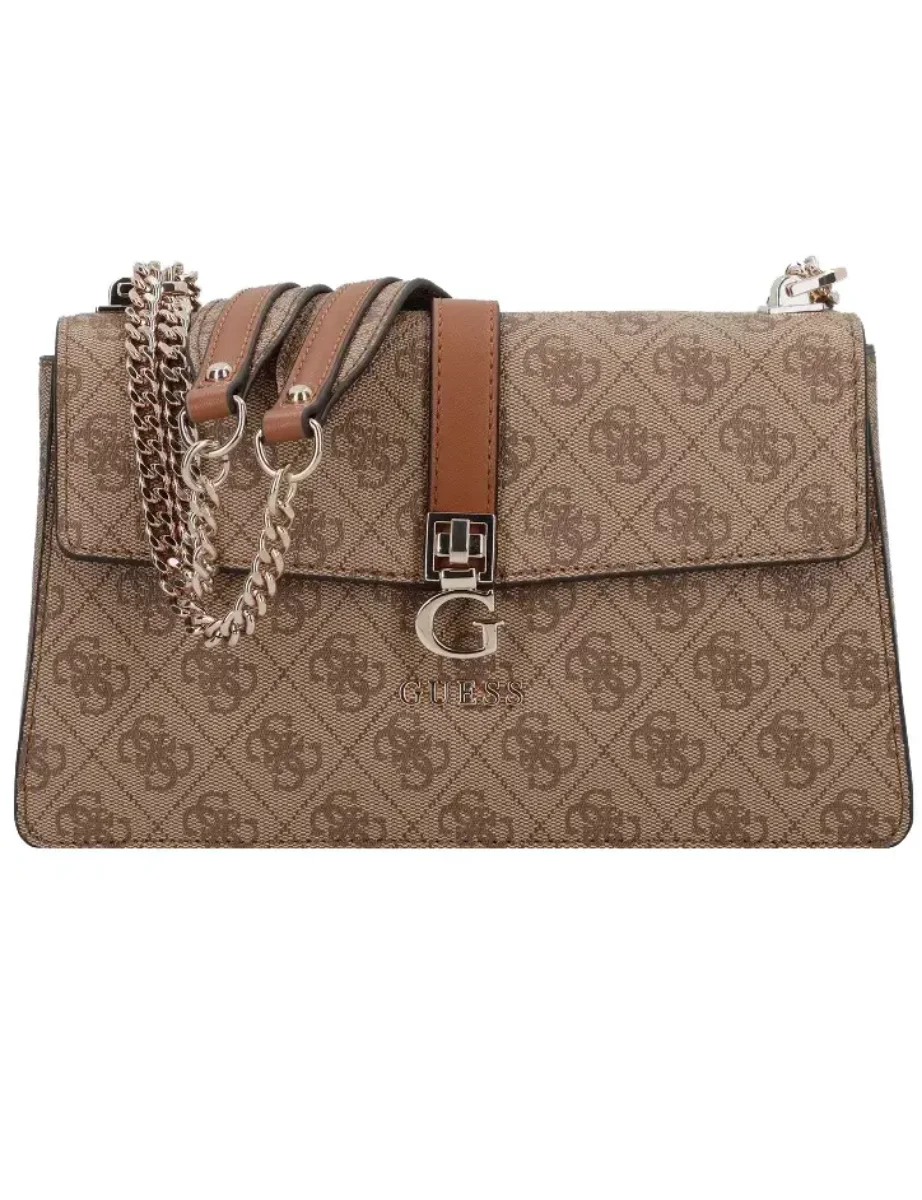 Guess Zamira Shoulder Bag | Latte