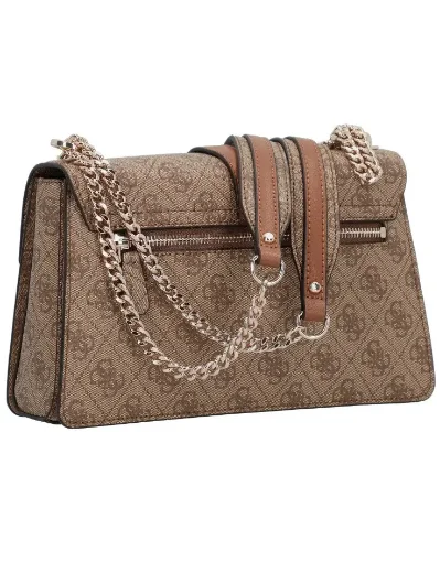 Guess Zamira Shoulder Bag | Latte