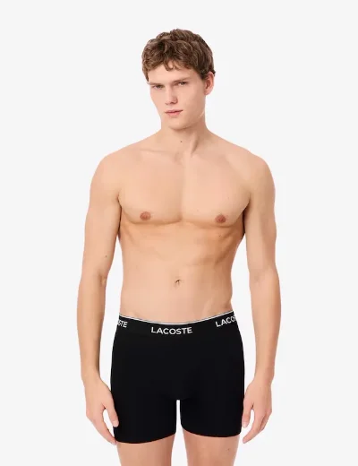 Lacoste Men's 3 Pack Boxer | Black