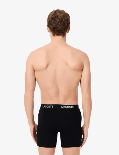 Lacoste Men's 3 Pack Boxer | Black