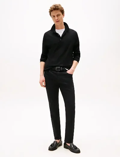 Tommy Hilfiger Core Harlem Tapered Leg Stay | Black