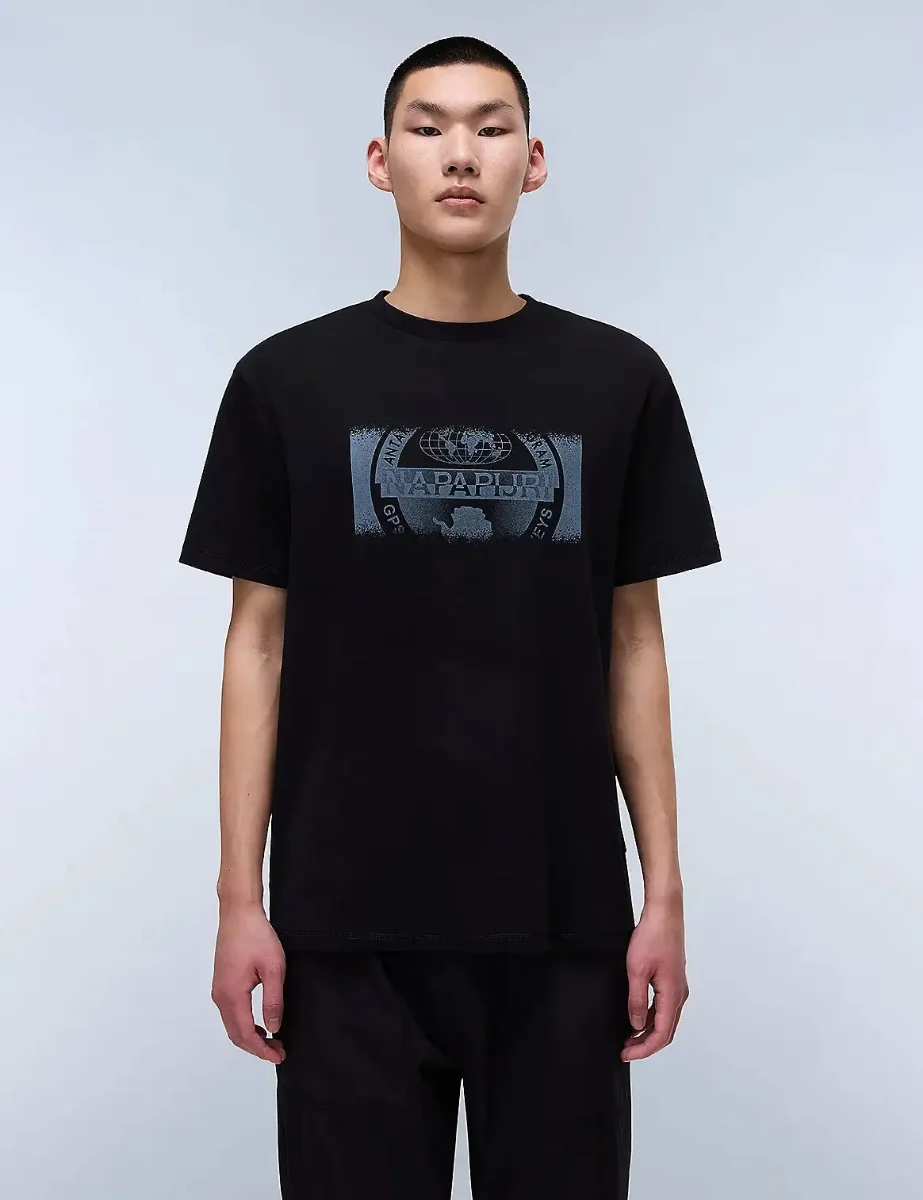 Napapijri Vanni Large Printed T-Shirt | Black