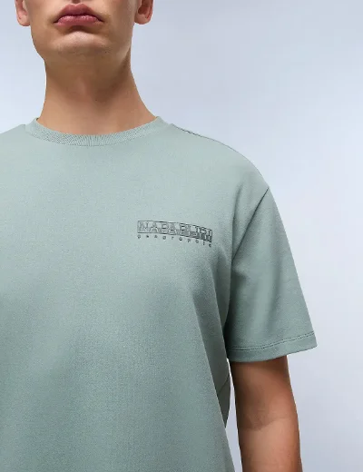Napapijri S-Vanni Small Logo T-Shirt | Green Mil