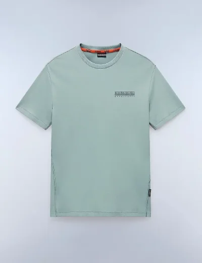 Napapijri S-Vanni Small Logo T-Shirt | Green Mil