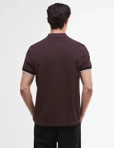 Barbour International Buxton Polo | Burgundy