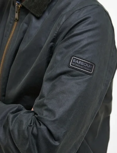 Barbour International Marker Wax Jacket | Sage