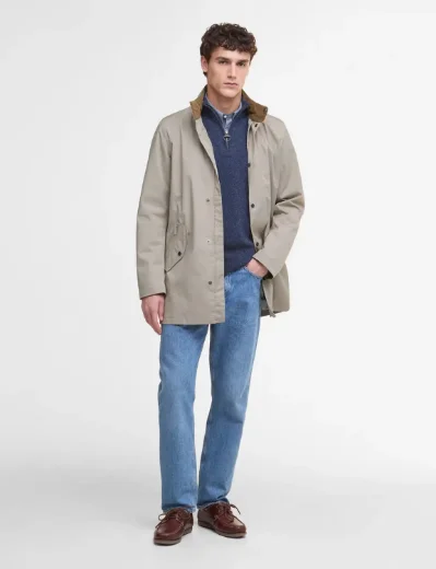 Barbour Chelsea Waterproof Mac | Washed Stone