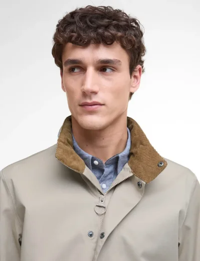 Barbour Chelsea Waterproof Mac | Washed Stone