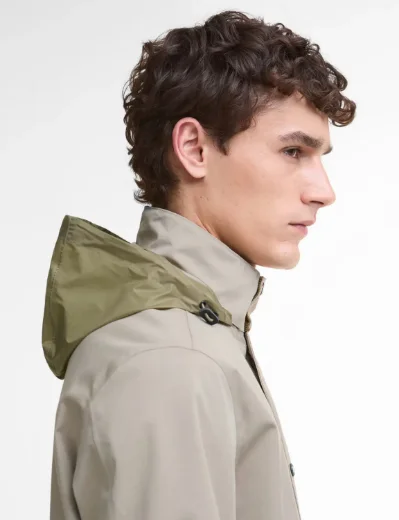 Barbour Chelsea Waterproof Mac | Washed Stone