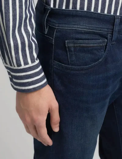Replay Grover 879 980 Straight Fit Jean | Dark Blue