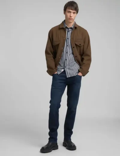 Replay Grover 879 980 Straight Fit Jean | Dark Blue