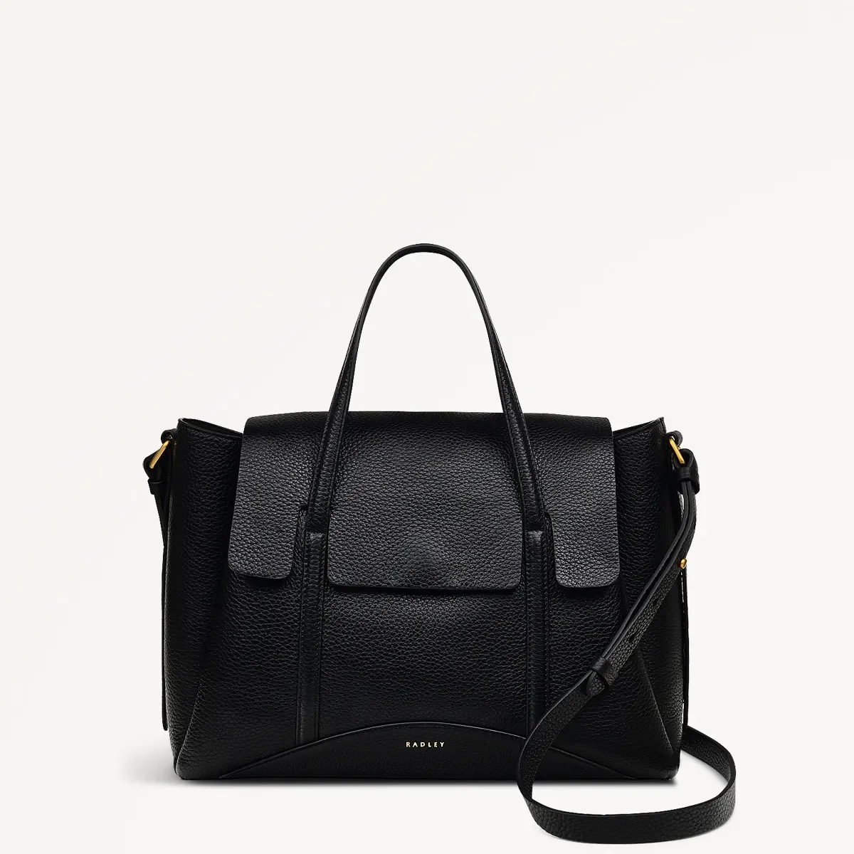Radley The Chancery Medium Flapover Grab | Black