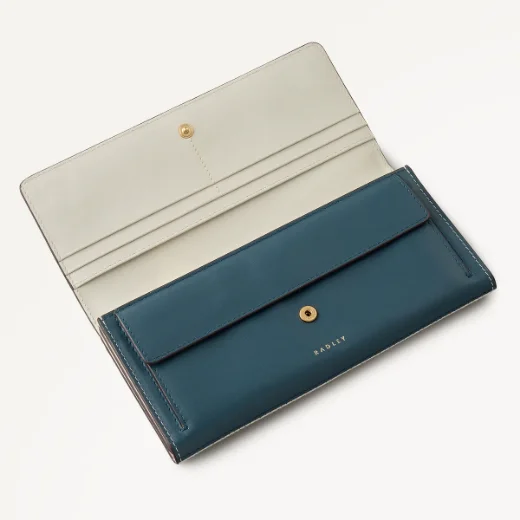 Radley Autumn Leaves Large Flapover Purse | Snow