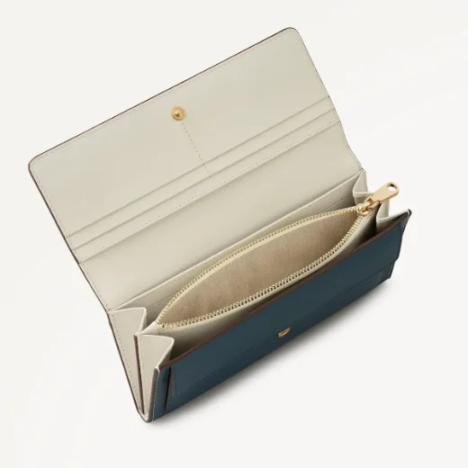 Radley Autumn Leaves Large Flapover Purse | Snow