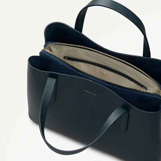 Radley Dukes Place Medium Zip-Top Grab Bag | Teal