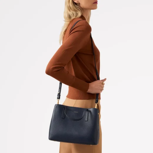 Radley Dukes Place Medium Zip-Top Grab Bag | Evenfall
