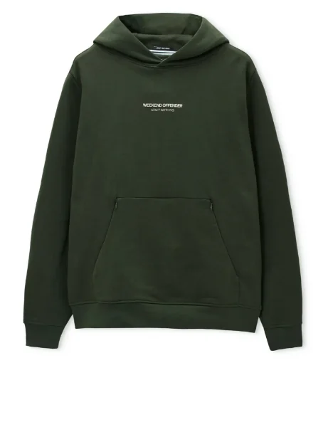 Weekend Offender Cobain Woan Hoodie | Dark Green Weekend Offender Cobain Woan Hoodie | Dark Green