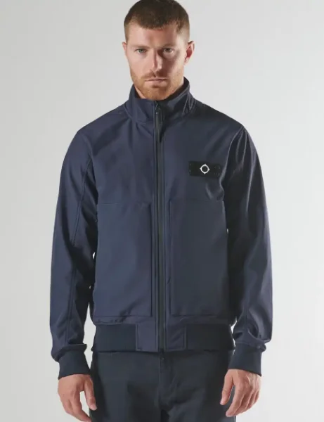 Ma.Strum Brigade Softshell Bomber Jacket | Ink Navy Ma.Strum Brigade Softshell Bomber Jacket | Ink Navy