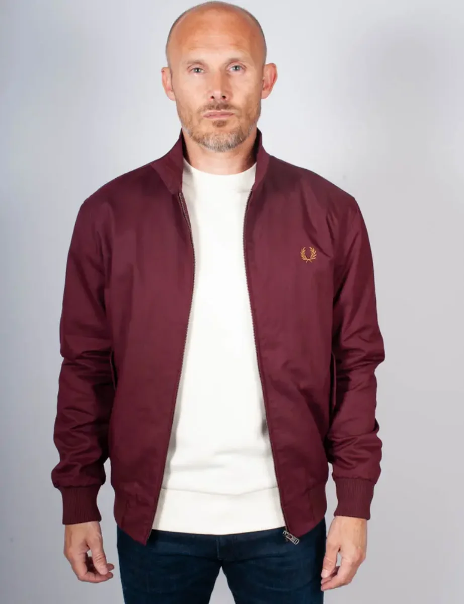 Fred Perry Classic Harrington Jacket | Oxblood