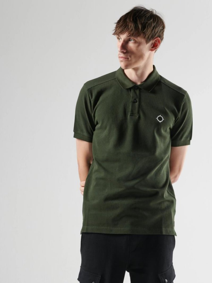 Ma.Strum SS Pique Polo | Oil Slick