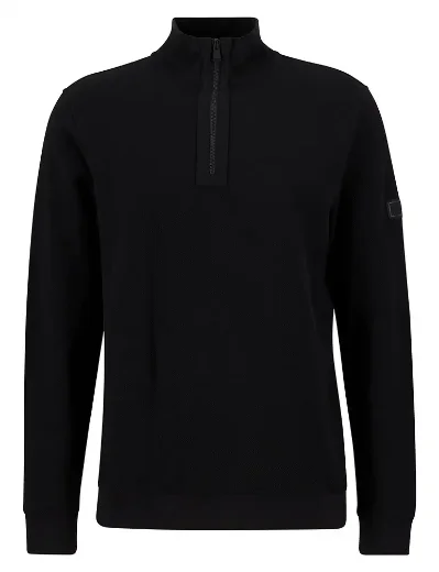 Barbour International Samuel Half-Zip Sweatshirt | Black