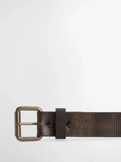 Barbour Deveron Leather Belt | Brown