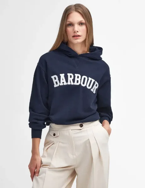 Barbour Northumberland Hoodie | Navy Barbour Northumberland Hoodie | Navy