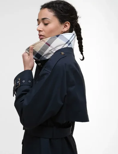 Barbour Maia Showerproof Trench Coat | Navy
