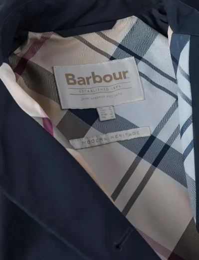 Barbour Maia Showerproof Trench Coat | Navy