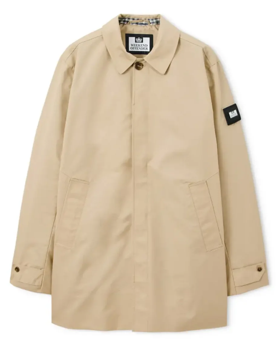 Weekend Offender Whitehouse Mac Jacket | Stone / House Check