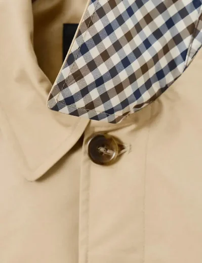 Weekend Offender Whitehouse Mac Jacket | Stone / House Check