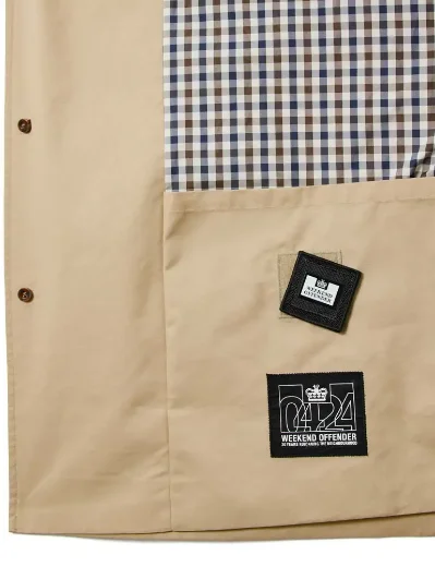 Weekend Offender Whitehouse Mac Jacket | Stone / House Check