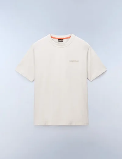 Napapijri S-Back Graphic T-Shirt | Beige Dimity
