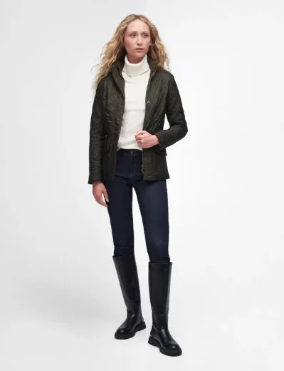 Barbour Cavalry Polar Quilt Jacket | Dark Olive