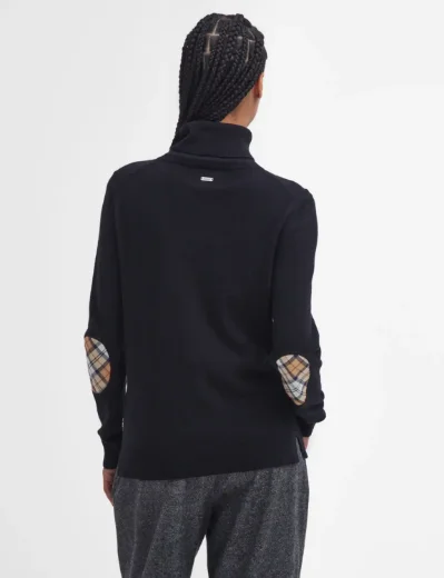 Barbour Pendle Knitted Roll Neck | Black