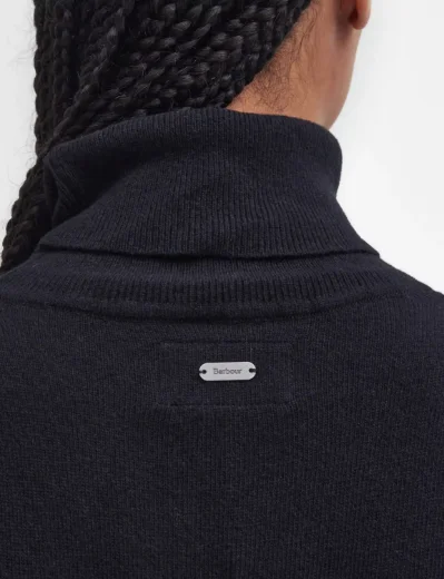 Barbour Pendle Knitted Roll Neck | Black