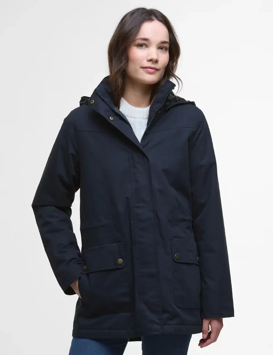 Barbour Buttercup Waterproof Jacket | Navy