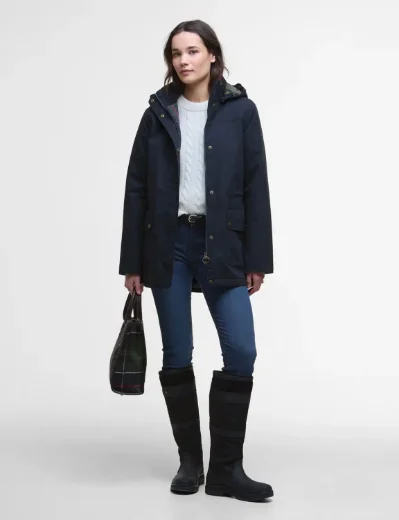 Barbour Buttercup Waterproof Jacket | Navy
