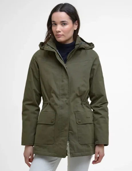 Barbour Buttercup Waterproof Jacket | Olive Barbour Buttercup Waterproof Jacket | Olive