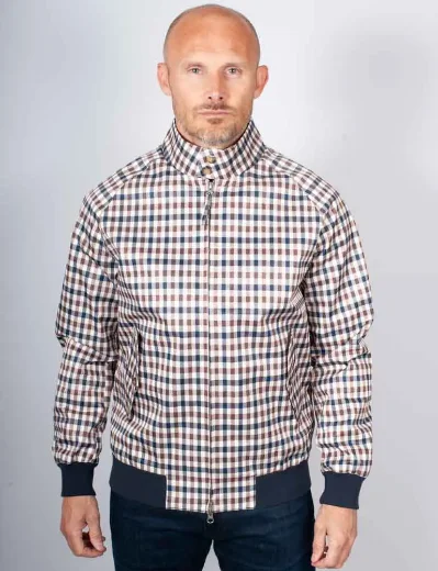 Aquascutum Active Archival Club Check Harrington 