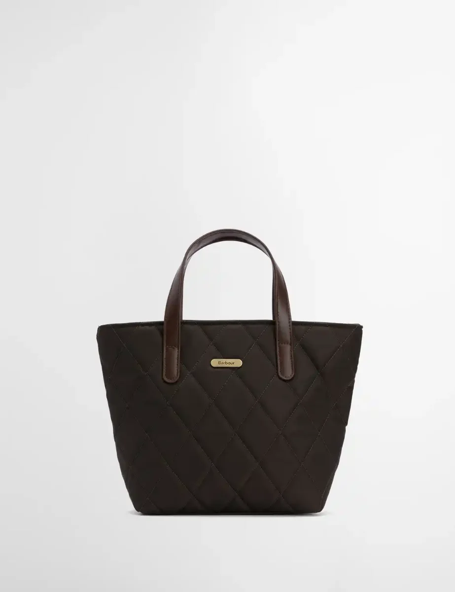 Barbour Mini Quilt Tote Bag | Olive