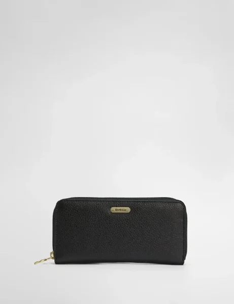 Barbour Birch Leather Matinee Purse | Black Barbour Birch Leather Matinee Purse | Black