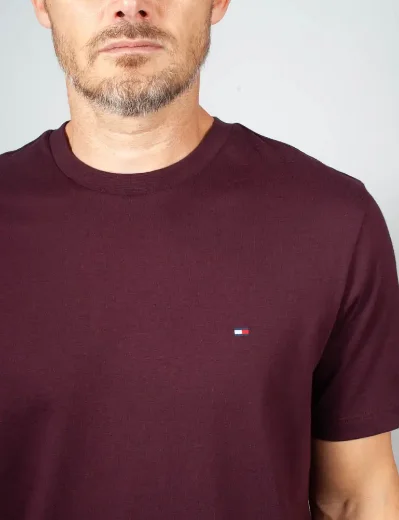 Tommy Hilfiger Essential Seasonal Regular Fit T-Shirt | Deep Burgundy