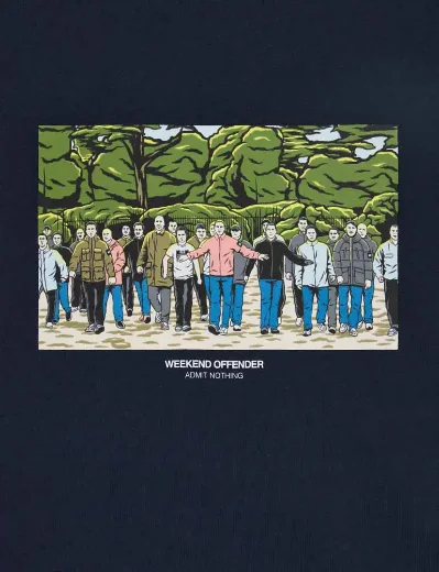 Weekend Offender GSE Graphic T-shirt | Navy