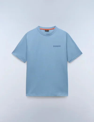 Napapijri S-Back Logo Graphic T-Shirt | Faded Denim