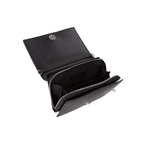 Valentino Ember Flap-Over Shoulder Bag | Black