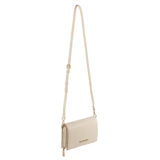 Valentino Ember Flap-over Shoulder Bag | Ecru