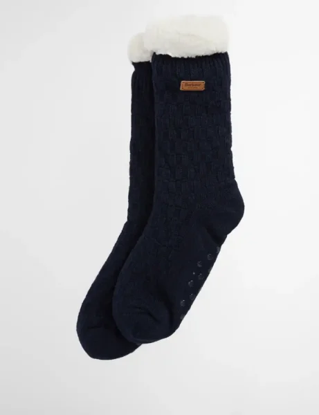 Barbour Womens Cable Knit Socks | Navy Barbour Womens Cable Knit Socks | Navy